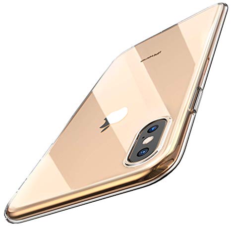 TOZO for iPhone XS Max Case 6.5 Inch (2018) Premium Clear Soft TPU Gel Ultra-Thin [Slim Fit] Transparent Flexible Cover for iPhone XS Max [Clear Gel]