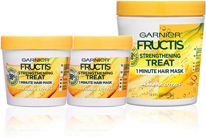 Garnier Hair Care Fructis Banana Hair Treat Mask - 1 400mL   2 100mL