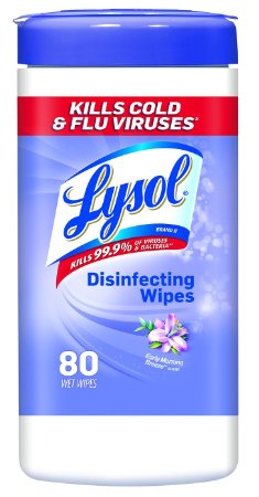 Lysol Disinfecting Wipes, Early Morning Breeze, 80 Wipes