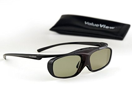 EPSON-Compatible ValueView 3D Glasses. Rechargeable. ONE PAIR