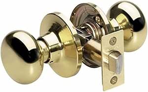 Master Lock BCO0403 Passage Door Knob, Polished Brass