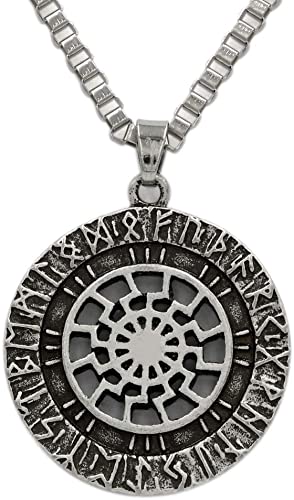 Sun Wheel Black Sun Kolovrat Pagan Amulet Slavic Symbol Warrior Talisman Necklace Handcrafted Norse Jewelry