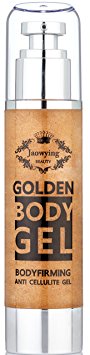 Golden Anti Cellulite Gel - Effective All Natural Cellulite Remover, Concentrated Firming Body Gel, Softens, Smooths, Tightens Loose Skin & Gets Rid of Cellulite - Net 3.38oz (100ml)
