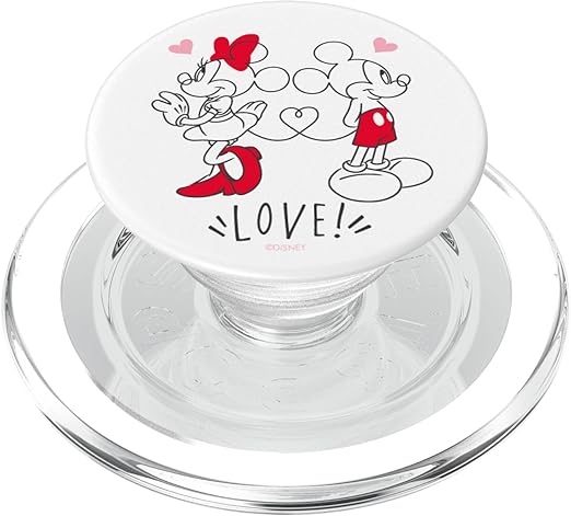 Disney Mickey and Minnie Love Hearts PopSockets MagSafe PopGrip for iPhone