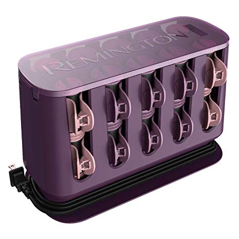 Remington T Studio H9102 Thermaluxe Ceramic Hair Setter, Hair Rollers with Titanium Coating Protection - Purple (Certified Refurbished)