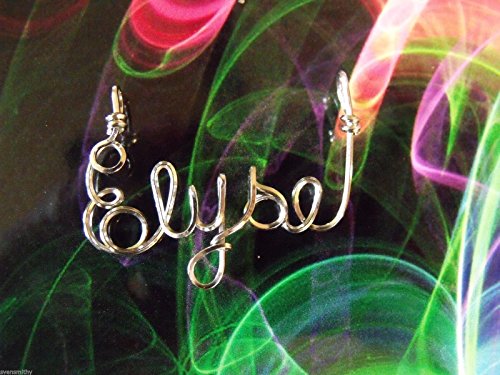Name necklace, Personalized name, ELYSE or ANY name on 18" sterling silver filled chain, teen gift, tween gift,