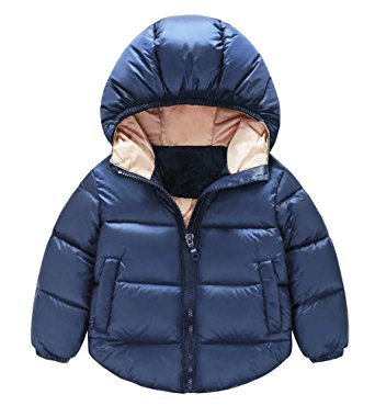 Toddler Baby Boys Girls Outerwear Hooded coats Winter Jacket Kids Clothes