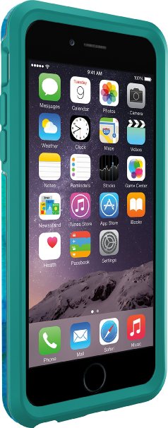 OtterBox 77-50333 Symmetry Series iPhone 66s Case - Frustration-Free Packaging - Teal Floral Pond