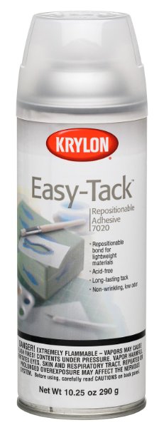 Krylon 10.25-Ounce Easy Tack Repositionable Adhesive Spray