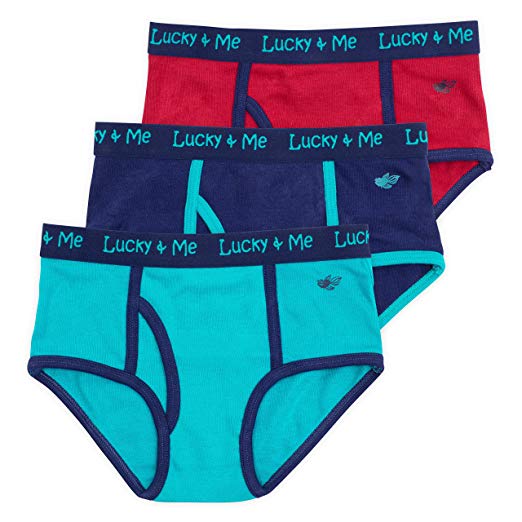 Lucky & Me | Lucas Boys Briefs | Organic Children's Cotton Underwear | Tagless | 3-Pack