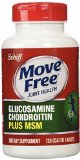 Move Free Glucosamine Chondroitin MSM and Hyaluronic Acid Joint Supplement 120 Count