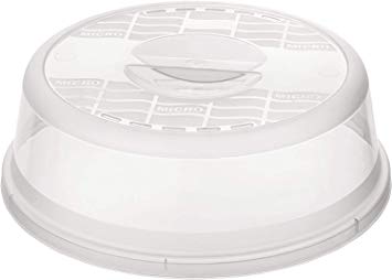 Rotho Basic Microwave Cover, Plastic (BPA-Free), Transparent (26.5 x 26.5 x 6.5 cm)