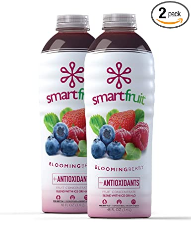 Smartfruit Blooming Berry + Antioxidants, 100% Real Fruit Purée, Non-GMO, No Additives, Vegan - 48 Fl. Oz