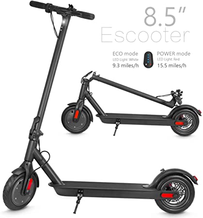 XPRIT 8.5" Electric Kick Scooter w/Two Speeds, Long Lasting Battery, Solid Tire, Up to 15 Miles