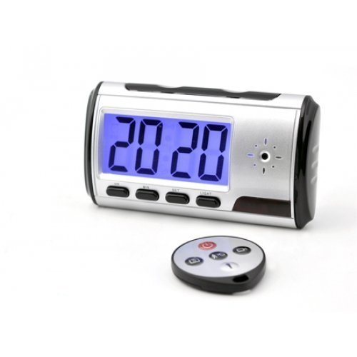 Spy Hidden Camera DVR with Motion Detection Portable Alarm Clock TF Card Not Included Camcorder