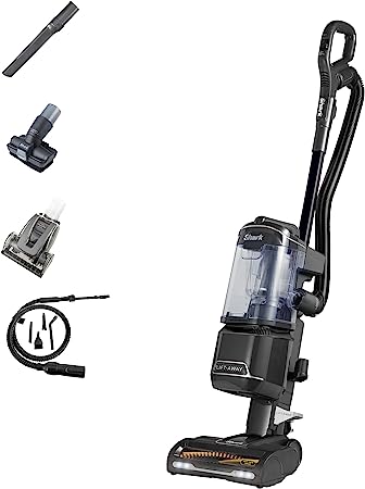 Shark Corded Upright Vacuum Cleaner, 1.1 L, 750 W, Anti Hair Wrap, Car Detail Kit, Pet Tool, Crevice Tool, Multi-Surface Tool, Portable Vacuum, Deluxe Black, NZ690AMZUKT