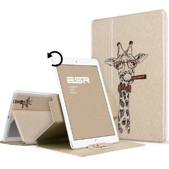 iPad Mini 4 Case ESR 360 Degree Rotating Folio Case Stand Smart Cover Case with Auto WakeSleep Function for Apple iPad Mini 4Tycoon Giraffe