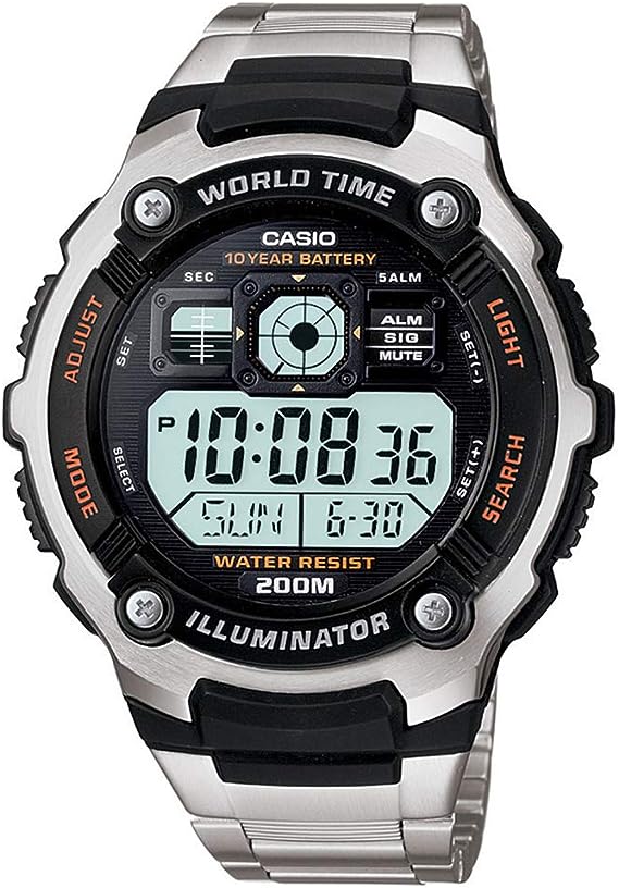 Casio General Men's Watches Sporty Digital AE-2000WD-1AVDF - WW