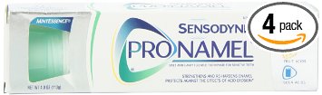Sensodyne ProNamel Mint Essence Toothpaste, 4 oz. (Pack of 4)