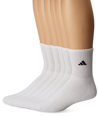 adidas Men's Athletic Mid-Crew Sock (6-Pack)