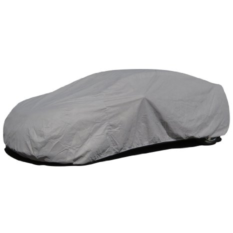Budge Lite Car Cover Fits Sedans up to 228 inches B-4 - Polypropylene Gray