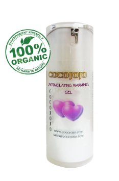 Sexual Enhancing Warming Gel 100% Organic Natural 1.5 oz Unscented Stimulating Intimate Personal Lubricant Arousal Pleasure for Women and Men Increase Libido Boost Orgasm Made in the USA
