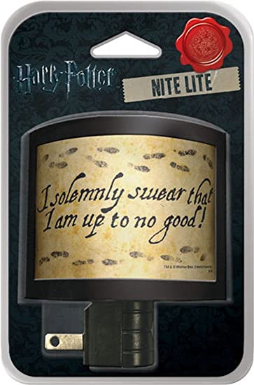 Ata-Boy Harry Potter .Up To No Good Automatic On/Off LED Bulb Nite Lite