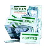Biofreeze Pain Reliever Gel 5mL Packet 100 Count Box Original Green Formula