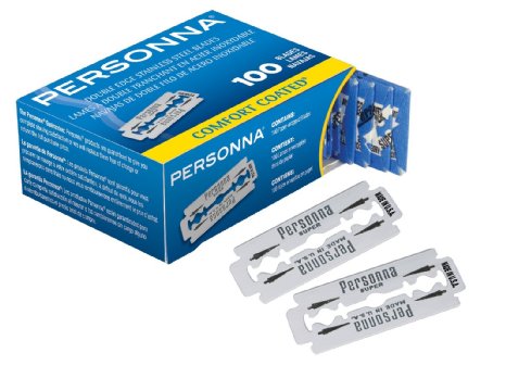 PERSONNA Blades 60-0257 Double Edge 100-Pack 1 Count