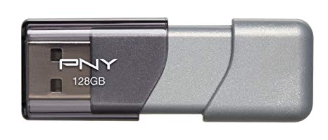 PNY Turbo 128GB USB 3.0 Flash Drive - Speeds Approximately 10X Faster Than USB 2.0 - P-FD128TBOP-GE