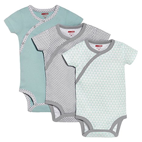 SkipHop Baby Boys' Side-Snap Short Sleeve Bodysuit Set