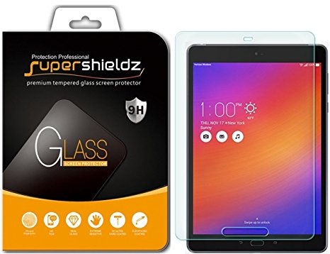 [2-Pack] Supershieldz for ASUS ZenPad Z10 Screen Protector, [Tempered Glass] Anti-Scratch, Anti-Fingerprint, Bubble Free, Lifetime Replacement Warranty