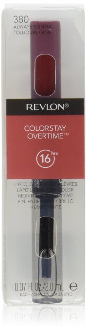 Revlon Colorstay Overtime Lipcolor, Always Sienna, 0.07 Ounce