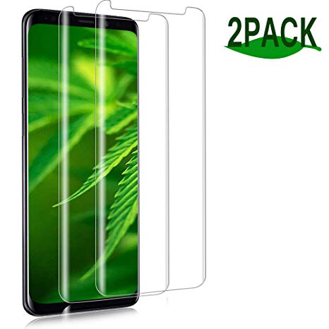 Galaxy S9 Screen Protector [2-Pack][Case-Friendly][HD Clear] Screen Protector Samsung Galaxy S9