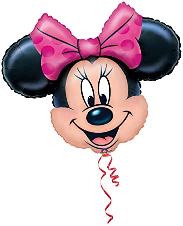 Anagram Disney Minnie Mouse Head Jumbo 28" Foil Balloon