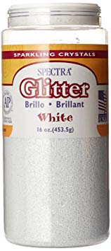 Spectra Glitter, 1 Pound, White