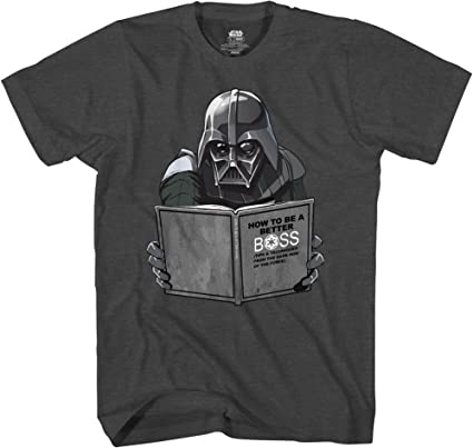 STAR WARS Darth Vader Dark Side Empire Funny Humor Pun Adult Men's Graphic Tee T-Shirt