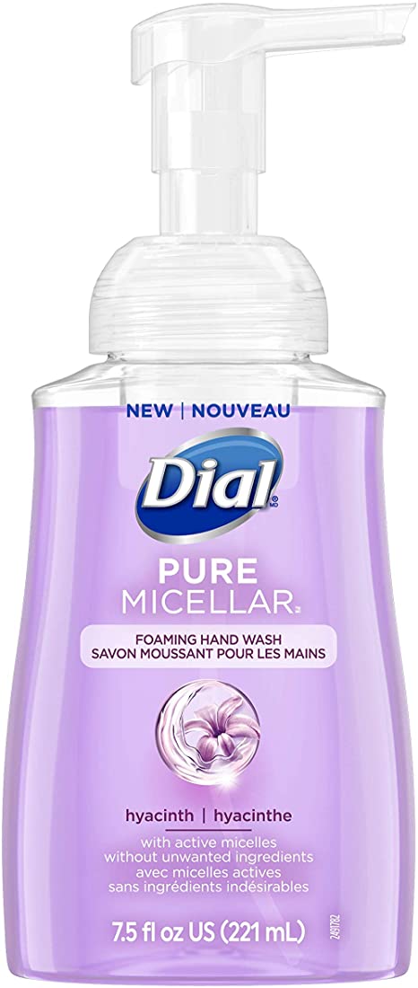 Dial Pure Micellar Foaming Hand Wash, Hyacinth, 221ml (2480995)