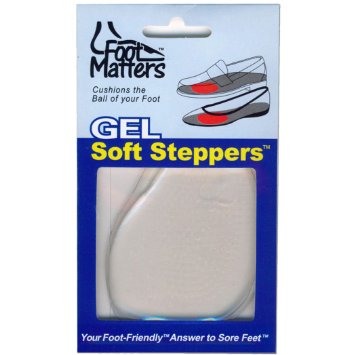 FootMatters Soft Stepper Ball of Foot Gel Pads