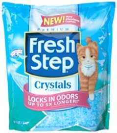 Fresh Step Crystals Cat Litter, 8-Pound Bags, 1-Pack