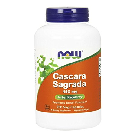 NOW Cascara Sagrada 450 mg,250 Capsules