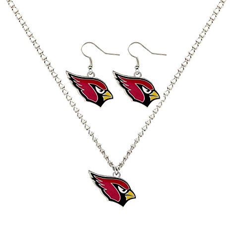 NFL Logo Earrings & Pendant Set