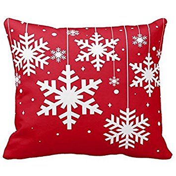 Beautyvan Soft Christmas Pillow Case Sofa Waist Throw Cushion Cover Home Decor (4~H)