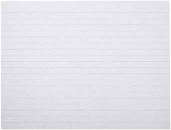 School Smart 085439 Alternate Ruled Paper without Margin, 10.5" Length, 8" Width, White (Ream of 500)