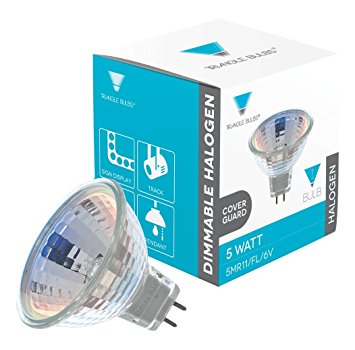 Triangle Bulbs T10127 - 5 Watt MR11 Halogen Light Bulb, 6 Volt, 30 Degree Beam Spread Precision Halogen Reflector Fiber Optic Light Bulb