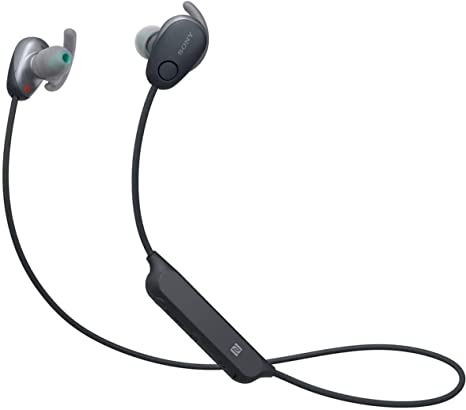 Sony MDR-XB80BS Black Premium Waterproof Bluetooth Wireless Extra Bass Sports In-Ear Noise-Canceling 7 Hr Of Playback Headphones/Microphone (International version)