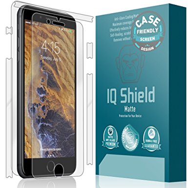 iPhone 7 Plus Screen Protector [Case Friendly], IQ Shield Matte Full Coverage Anti-Glare Screen Protector   Full Body Skin for iPhone 7 Plus 5.5" Bubble-Free Film