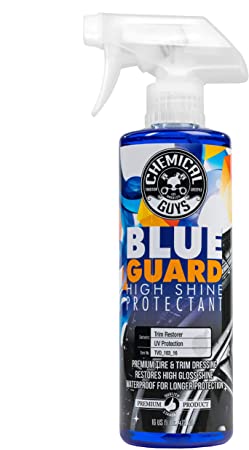 Chemical Guys TVD_103_16 Blue Guard II Wet Look Premium Sprayable High Gloss Shine Dressing and Conditioner for Rubber and Plastic (16 oz)