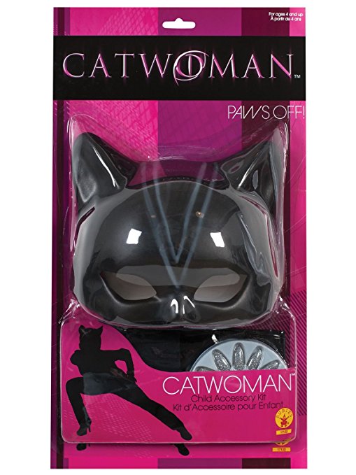 Girls Catwoman Costume Kit