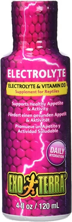 Exo Terra Exo Terra Electrolyte & Vitamin D3 Supplement, 120  ml